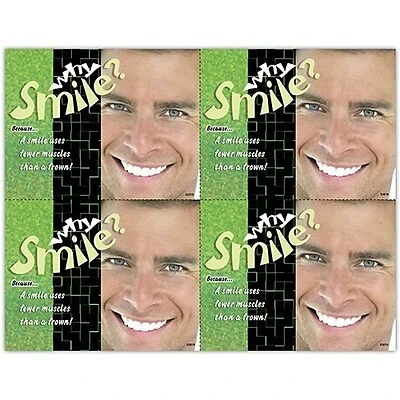 Photo Image Postcards; for Laser Printer; Why Smile, Smiles use fewer muscles than a frown, 100/Pk Medical Arts Press Dental Laser Postcards Photo Image Postcards; For Laser Printer; Why Smile, Smiles Use Fewer Muscles Than A Frown, 100/Pk -Epson Shop 142983 s7