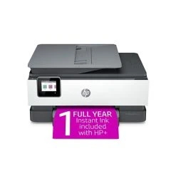 Printers HP OfficeJet Pro 8034e Wireless Color All-in-One Printer With 1 Full Year Instant Ink With HP+ (1L0J0A#B1H)