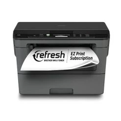 Printers Brother HL-L2390DW Black & White Laser Printer All-In-One With Print-Scan-Copy, Wireless, And USB, Refresh Subscription Eligible