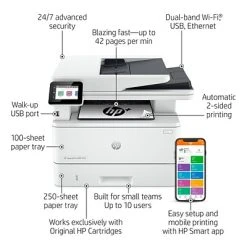 Printers HP LaserJet Pro MFP 4101fdwe Wireless Black & White Printer With HP+ Smart Office Features, Fax, Bonus 3 Months Instant Ink -Epson Shop FC1976AC 908D 462B A54B331DC4D686CC s7