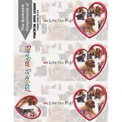 Medical Arts Press Veterinary Laser Postcards Photo Image 3-Up Laser Postcards With Bookmark, We Love Your Pet, 150/Pk