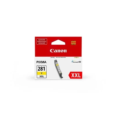 Canon CLI-281XXL Yellow Extra High Yield Ink Cartridge (1982C001) 3 Canon CLI-281XXL Yellow Extra High Yield Ink Cartridge (1982C001)