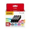 Canon CLI-281XL Black/Cyan/Magenta/Yellow High Yield Ink Cartridge, 4/Pack (2037C005) 1 Canon CLI-281XL Black/Cyan/Magenta/Yellow High Yield Ink Cartridge, 4/Pack (2037C005) -Epson Shop m007015016 s7