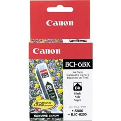 Canon BCI-6 Black Standard Yield Ink Cartridge (4705A003)