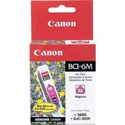 Canon BCI-6 Magenta Standard Yield Ink Cartridge (4707A003)