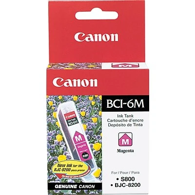 Canon BCI-6 Magenta Standard Yield Ink Cartridge (4707A003) 3 Canon BCI-6 Magenta Standard Yield Ink Cartridge (4707A003)