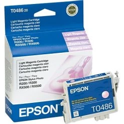 Epson T48 Light Magenta Standard Yield Ink Cartridge -Epson Shop s0160648 s7