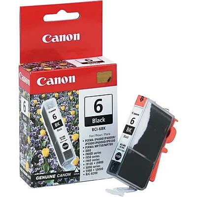 Canon BCI-6 Black Standard Yield Ink Cartridge (4705A003) 4 Canon BCI-6 Black Standard Yield Ink Cartridge (4705A003) - Image 2