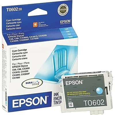 Epson T60 Cyan Standard Yield Ink Cartridge 4 Epson T60 Cyan Standard Yield Ink Cartridge - Image 2
