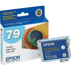 Epson T79 Light Cyan High Yield Ink Cartridge 7 Epson T79 Light Cyan High Yield Ink Cartridge -Epson Shop s0229993 s7