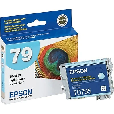 Epson T79 Light Cyan High Yield Ink Cartridge 5 Epson T79 Light Cyan High Yield Ink Cartridge - Image 3