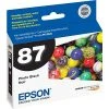 Epson T87 Ultrachrome Photo Black Standard Yield Ink Cartridge -Epson Shop s0245967 s7
