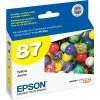 Epson T87 Ultrachrome Yellow Standard Yield Ink Cartridge -Epson Shop s0245975 s7