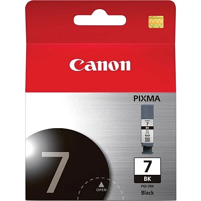 Canon PGI-7 Black Standard Yield Ink Cartridge (2444B002) 3 Canon PGI-7 Black Standard Yield Ink Cartridge (2444B002)