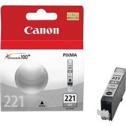 Canon CLI-221 Gray Standard Yield Ink Cartridge (2950B001)