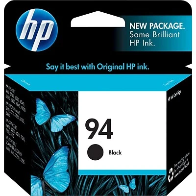 HP 94 Black Standard Yield Ink Cartridge, 24/Pack (C8765WN#140) 2 HP 94 Black Standard Yield Ink Cartridge, 24/Pack (C8765WN#140)