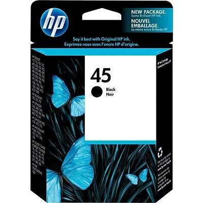 HP 45 Black Standard Yield Ink Cartridge (51645A) 3 HP 45 Black Standard Yield Ink Cartridge (51645A)