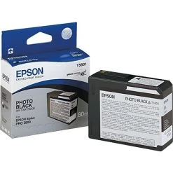 Epson T5801 Ultrachrome Black Standard Yield Ink Cartridge