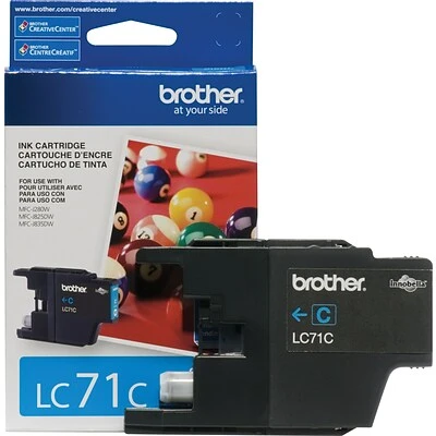 Brother LC71CS Cyan Standard Yield Ink Cartridge 3 Brother LC71CS Cyan Standard Yield Ink Cartridge