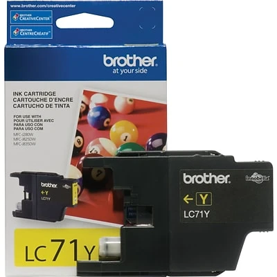 Brother LC71YS Yellow Standard Yield Ink Cartridge 3 Brother LC71YS Yellow Standard Yield Ink Cartridge