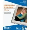 Epson® Ultra Premium Glossy Photo Paper Epson Ultra Premium Glossy Photo Paper, 8.5" X 11", 25/Pack (S042182) -Epson Shop s0527071 s7