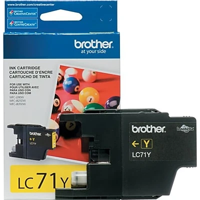 Brother LC71YS Yellow Standard Yield Ink Cartridge 4 Brother LC71YS Yellow Standard Yield Ink Cartridge - Image 2