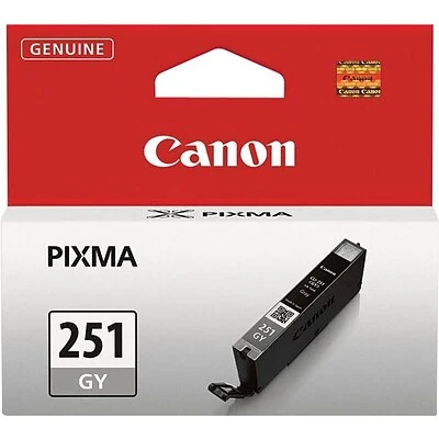 Canon CLI-251 Gray Standard Yield Ink Cartridge (6517B001) 3 Canon CLI-251 Gray Standard Yield Ink Cartridge (6517B001)