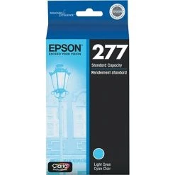 Epson 277 Light Cyan Standard Yield Ink Cartridge