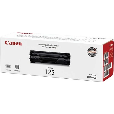 Canon 125 Black Standard Yield Toner Cartridge (3484B001) 3 Canon 125 Black Standard Yield Toner Cartridge (3484B001)