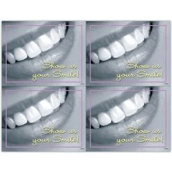 Medical Arts Press Dental Laser Postcards Photo Image Postcards; For Laser Printer; "Show Us Your Smile!", 100/Pk
