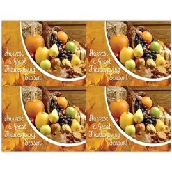 Medical Arts Press Generic Laser Postcards Photo Image Postcards; For Laser Printer; Thanksgiving, 100/Pk