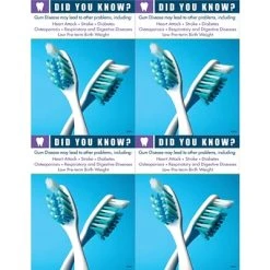 Medical Arts Press Dental Laser Postcards Photo Image Postcards; For Laser Printer; Did You Know?, 100/Pk