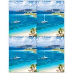 Medical Arts Press Generic Laser Postcards Photo Image Postcards; For Laser Printer; Sailboat, 100/Pk