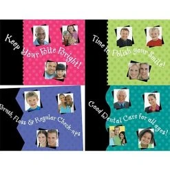 Medical Arts Press Dental Assorted Laser Postcards Photo Image Assorted Postcards; For Laser Printer; Pics Of People, 100/Pk