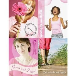 Medical Arts Press Dental Assorted Laser Postcards Photo Image Assorted Postcards; For Laser Printer; Think Pink, Prevent And Detect, 100/Pk