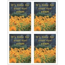 Medical Arts Press Eye Care Laser Postcards Scenic Postcards; For Laser Printer; Photo, Yellow Meadow, 100/Pk