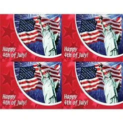 Medical Arts Press Generic Laser Postcards Photo Image Postcards; For Laser Printer; 4th Of July, 100/Pk