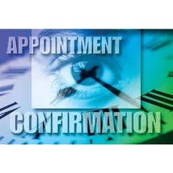 Medical Arts Press Eye Care Laser Postcards Photo Image Postcards; For Laser Printer; Eye-Time-Appointment Confirmation, 100/Pk