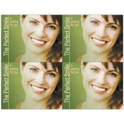 Medical Arts Press Dental Laser Postcards Photo Image Postcards; For Laser Printer; Perfect Smile Waiting, 100/Pk