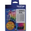 Brother LC2053PKS Cyan/Magenta/Yellow Extra High Yield Ink Cartridge, 3/Pack -Epson Shop s0856272 s7