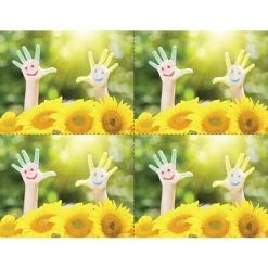 Medical Laser Postcards Medical Arts Press® Photo Image Postcards; For Laser Printer; Hands & Flower Smile, 100/Pk