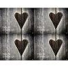 Generic Laser Postcards Medical Arts Press® Photo Image Postcards; For Laser Printer; Wooden Heart, 100/Pk