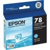 Epson T78 Light Cyan Standard Yield Ink Cartridge -Epson Shop s0892038 s7