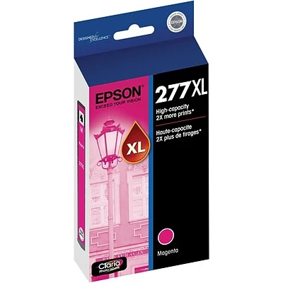 Epson T277XL Magenta High Yield Ink Cartridge 3 Epson T277XL Magenta High Yield Ink Cartridge