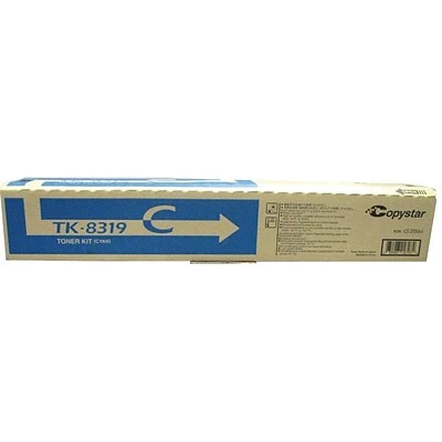 Copystar Kyocera TK-8319C Cyan Standard Yield Toner Cartridge 3 Copystar Kyocera TK-8319C Cyan Standard Yield Toner Cartridge