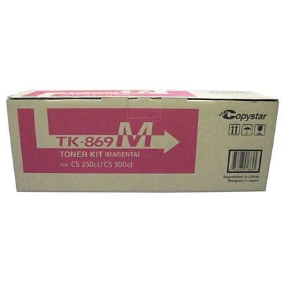 Copystar Kyocera TK-869M Magenta Standard Yield Toner Cartridge 3 Copystar Kyocera TK-869M Magenta Standard Yield Toner Cartridge