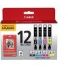 Canon CLI-251 Black/Cyan/Magenta/Yellow Standard Yield Ink Cartridge, 12/Pack (6513B010) 2 Canon CLI-251 Black/Cyan/Magenta/Yellow Standard Yield Ink Cartridge, 12/Pack (6513B010) -Epson Shop s1015377 s7
