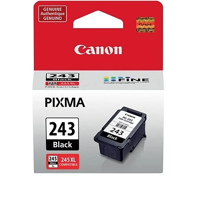 Canon PG-243 Black Standard Yield Ink Cartridge (1287C001) 3 Canon PG-243 Black Standard Yield Ink Cartridge (1287C001)