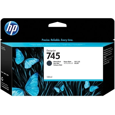 HP 745 Matte Black Standard Yield DesignJet Ink Cartridge (F9J99A) 3 HP 745 Matte Black Standard Yield DesignJet Ink Cartridge (F9J99A)