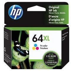 HP 64XL Tri-Color High Yield Ink Cartridge (N9J91AN#140)